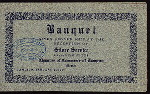 BANQUET ON RECEPTION OF SILVER SERVICE GIVEN BY THE CHAMBER OF COMMERCE OF TAMPICO, MEXICO [held by] MEXICAN AMERICAN STEAMSHIP COMPANY [at] ABOARD S.S. CITY OF TAMPICO (SS;)