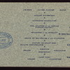 BANQUET ON RECEPTION OF SILVER SERVICE GIVEN BY THE CHAMBER OF COMMERCE OF TAMPICO, MEXICO [held by] MEXICAN AMERICAN STEAMSHIP COMPANY [at] ABOARD S.S. CITY OF TAMPICO (SS;)