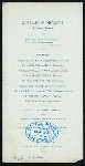 RECEPTION [held by] MR. AND MRS. H. TATTON SYKES' [at] "ALEXANDRA HOTEL, HYDE PARK CORNER S.W. [LONDON, ENGLAND]" (FOR;)