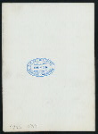 DINNER IN HONOR OF ABOVE [held by] DR. ROBERT FLETCHER [at] "WASHINGTON, D.C." (REST (?);)