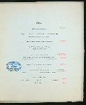 ANNUAL BANQUET [held by] HOBOKEN BOARD OF TRADE [at] "DUKE'S HOUSE, (HOBOKEN, NJ?)" (REST;)