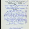 COMPLETE MENU [held by] VICTOR BARACCA REST; [at] "NEW YORK, NY" (REST;)