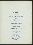 DINNER TO TIMOTHY P. SULLIVAN [held by] ITALIAN-AMERICAN CITIZENS OF THE SIXTH ASSEMBLY DISTRICT [at] "LYONS', 259 BOWERY, NEW YORK" (REST;)