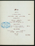 SUPPER FOLLOWING THE FIRST ANNUAL MEETING [held by] OREGON LUMBER MANUFACTURERS' ASSOCIATION [at] "PORTLAND COMMERICAL CLUB, PORTLAND, OR" (OTHER (CLUB);)