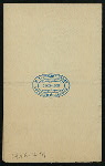DINNER TO ABOVE [held by] HON. M.C.SLOSS'S ASSOCIATES [at] "HOTEL ST. FRANCIS, SAN FRANCISCO, CA" (HOTEL;)
