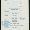 DEDICATION BANQUET [held by] BENEVOLENT & PROTECTIVE ORDER OF ELKS - NEW DAWN LODGE NO. 25 [at] "ELKS CLUB,  NEW HAVEN, CONN." (CLUB;)