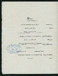 SECOND DINNER [held by] PRODUCE MERCHANTS ASSOCIATION [at] "COMMERCIAL CLUB, [PORTLAND, OR]" (OTHER (CLUB);)