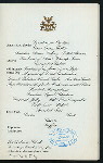 DINNER [held by] BELLECLAIRE CLUB [at] "[NEW YORK, NY]" (OTHER (CLUB);)