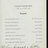 BANQUET [held by] INTERNATIONAL ASSOCIATION OF CHIEFS OF POLICE [at] "PARK HOTEL, THE, HOT SPRINGS, AR" (HOTEL;)
