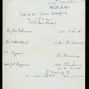 [?DINNER?] [held by] U.S.S. RALEIGH [at] "EN ROUTE SHANGHAI, CHINA" (SS;)