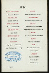 BANQUET COMMEMORATING THE MARRIAGE OF S.M. EL REY DON ALFONSO XIII AND VICTORIA EUGENIA DE BATTENBERG [held by] COLONIA ESPANOLA EN CUBA [at] "HAVANA, CUBA" (FOR;)