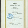 DINNER [held by] KEYSTONE  CONSISTORY [at] "THE HOTEL JERMYN, SCRANTON, PA" (HOTEL;)
