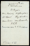 LUNCHEON ON BOARD USS RALEIGH [held by] COMMANDER FRANK F.FLETCHER [at] "EN ROUTE TO YOKAHAMA, JAPAN" (SS;)