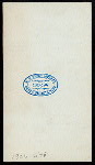 CORONATION DINNER [held by] KING HAAKON VII [at] TRONDHJEM (NOWAY?) (FOR;)