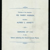 79TH ANNIVERSARY DINNER [held by] LICENSED VICTUALLERS' ASYLUM [at] "CRYSTAL PALACE, LONDON, ENGLAND" (FOR;)