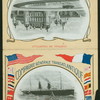 DINNER ON BOARD [held by] COMPAGNIE GENERALE TRANSATLANTIQUE [at] "ON BOARD ""LA BRETAGNE""" (SS;)