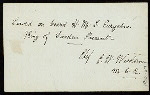 LUNCHEON [held by] H.M.S. EURYALUS [at] ON BOARD (FOR;)