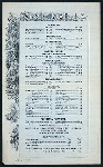DAILY MENU [held by] P.M. OHMEIS & CO. [at] "GREENWICH STREET, WASHINGTON STREET, FULTON STREET, ETC." (REST;)