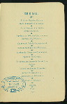 COMPLIMENTARY DINNER GIVEN TO THE HARVARD CREW [held by] THE CAMBRIDGE CREW [at] "PRINCES' RESTAURANT, PICCADILLY SQUARE, LONDON, ENGLAND" (FOR;)