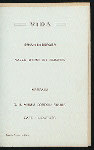 DINNER [held by] RISTORANTE COVA [at] "MILAN, ITALY" (FOR;)