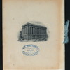BANQUET IN HONOR OF CHARLES W. FAIRBANKS, VICE PRESIDENT OF U.S. [held by] BOARD OF COOK COUNTY COMMISSIONERS AND CITIZENS OF CHICAGO ON THE OCCASION OF LAYING THE CORNERSTONE OF COOK COUNTY COURT HOUSE [at] AUDITORIUM HOTEL (HOTEL;)