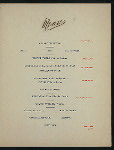 LUNCHEON TENDERED TO HON WILLIAM JENNINGS BRYAN [held by] CITIZENS OF NEW ORLEANS [at] THE NEW ST. CHARLES (HOTEL;)