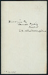 DINNER GIVEN BY ALEXANDER AGASSIZ, PRESIDENT OF THE NATIONAL ACADEMY OF SCIENCES [held by] HOTEL SOMERSET [at] "COMMONWEALTH AVENUE, BOSTON, MA" (HOTEL;)