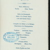 BANQUET [held by] WORSHIPFUL COMPANY OF CUTLERS [at] "THE HALL, [LONDON, ENGLAND]" (OTHER (PRIVATE ARA?);)