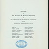 DINNER TO M. WARLEY PLATZEK IN HONOR OF HIS ELECTION AS A JUSTICE OF THE SUPREME COURT [held by] NATIONAL DEMOCRATIC CLUB BOARD OF GOVERNORS [at]
