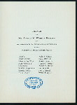 DINNER TO M. WARLEY PLATZEK IN HONOR OF HIS ELECTION AS A JUSTICE OF THE SUPREME COURT [held by] NATIONAL DEMOCRATIC CLUB BOARD OF GOVERNORS [at]