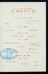BANQUET TO HARVARD VARSITY FOOT BALL TEAM [held by] HARVARD UNIVERSITY FOOT BALL ASSOCIATION [at] "WHITE'S TONTINE HOTEL, NEW HAVEN, CT" (HOTEL)