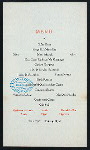 DINNER TO NEWSPAPER MEN WHO PARTICIPATED IN THE RECENT "RIOT" [held by] TIMOTHY L. WOODRUFF [at] "REPUBLICAN CLUB, NEW YORK" (OTHER (PRIVATE CLUB);)
