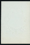 DINNER [held by] AMERICAN LEGATION [at] "BANGKOK, SIAM" (FOR;)