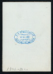 DINNER [held by] AMERICAN LEGATION [at] "BANGKOK, SIAM" (FOR;)