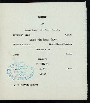 THANKSGIVING DAY BREAKFAST, DINNER & SUPPER [held by] INDIANA STATE SOLDIERS' HOME [at] "LA FAYETTE,INDIANA" ([SOLDIERS' HOME])