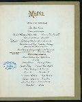 CHRISTMAS DINNER [held by] THE PORTLAND [at] "PORTLAND, OR" (HOTEL;)