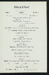 DAILY MENU, BREAKFAST [held by] THE ROCKAFELLOW [at] "HOT SPRINGS, AR" ([HOTEL?];)