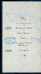 DINNER TENDERED TO HIS EXCELLENCY [held by] STAFF OF GOV. GEORGE C. PARDEE [at] "PALACE HOTEL, SAN FRANCISCO, CA" (HOTEL;)