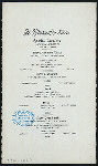 DAILY MENU [held by] JOHN WANAMAKER [at] "BROADWAY AND 10TH STREET, NEW YORK, NY" (REST;)