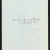 SPECIALS OF DAY [held by] BRISTOL'S DINING ROOMS [at] "161 BOWERY, NEW YORK" (REST;)