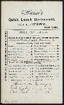 DAILY MENU [held by] HAIM'S QUICK LUNCH RESTAURANT [at] "358 BOWERY, NEW YORK, NY" (REST;)