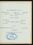 NEW YEAR'S DINNER [held by] HOTEL JEFFERSON [at] "SAN FRANCISCO, CA" (HOTEL;)