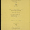 DINNER [held by] THE CAMP-FIRE CLUB [at] "ARKWRIGHT CLUB. 320 BROADWAY, [NEW YORK]" (OTHER (PRIVATE CLUB?);)