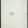 DINNER [held by] HOTEL KNICKERBOCKER [at] "NEW YORK, NY" (HOTEL;)