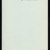 SUPPER [held by] FIFTH AVENUE HOTEL [at] "MADISON SQUARE, NEW YORK" (HOTEL;)