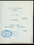 THIRD ANNUAL BANQUET [held by] SAN FRANCISCO LUMBER DEALERS EXCHANGE [at] "PALACE HOTEL, SAN FRANCISCO, CA" (HOTEL;)