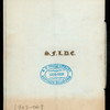THIRD ANNUAL BANQUET [held by] SAN FRANCISCO LUMBER DEALERS EXCHANGE [at] "PALACE HOTEL, SAN FRANCISCO, CA" (HOTEL;)