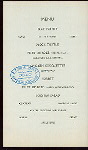 THIRD ANNUAL DINNER [held by] NEW HAVEN COMMERCIAL TRAVELERS' ASSOCIATION [at] "NEW HAVEN HOUSE, NEW HAVEN CT" (HOTEL;)
