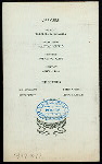 THIRD ANNUAL DINNER [held by] NEW HAVEN COMMERCIAL TRAVELERS' ASSOCIATION [at] "NEW HAVEN HOUSE, NEW HAVEN CT" (HOTEL;)