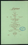 22ND ANNUAL DINNER [held by] THE HOLLAND SOCIETY OF NEW YORK [at] WALDORF-ASTORIA (HOTEL;)